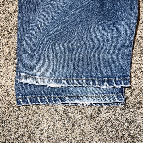 Vtg Levi's 501 Jeans Mens 32x38 Light Wash Button Up, Made In USA,‎ Mid-late 80s - Picture 4 of 8